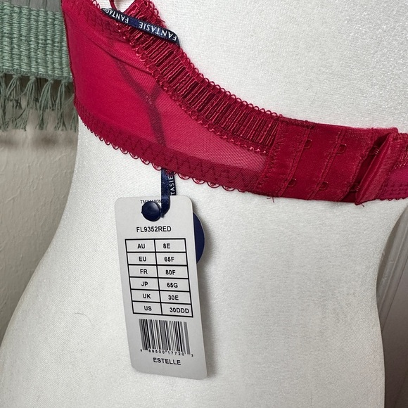 Fantasie | NWT Ruby red lace Estelle bra with side support - Picture 10 of 13